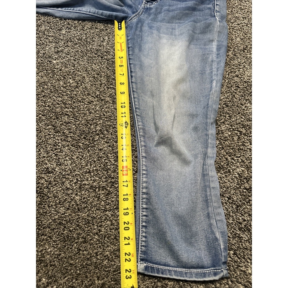 Hydraulic Jeans Woman's Size 6 Nolita Mid Rise Curvy Capri Stretch 30x23 - Picture 5 of 7